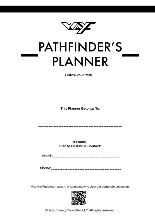 Pathfinder's Planner - Coming Soon!