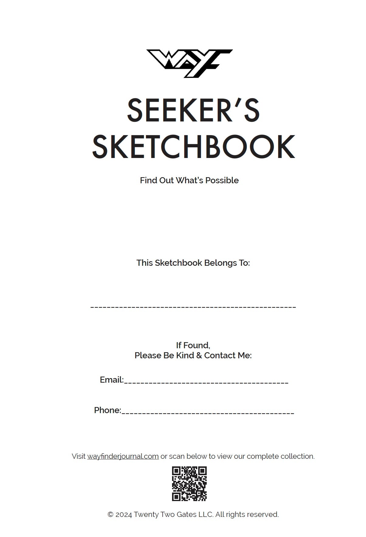 Seeker's Sketchbook